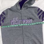 Disney  Parks The Nightmare XL juniors gray purple black white zip hooded jacket Photo 3