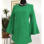 Melissa Paige Women Sweater LG Long Bell Sleeve Pullover Knit Lagenlook Maximali Photo 1