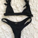 Minimale Animale Black Textured Bikini Photo 0