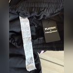 Missguided  x Playboy High Waist Wide Leg Sweatpants Black Large NWT IN PKG Photo 6