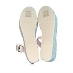 Soludos NWT  Minorca High Platform Espardrille Sandal Leather Dove Gray Size 11 Photo 4