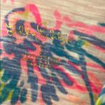 Lilly Pulitzer Pink and Yellow Sleeveless Tank Top with Crew Neck Photo 1