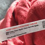 Free People Slouchy Jumpsuit Cotton Red Woven Size S New w/Tag Photo 11