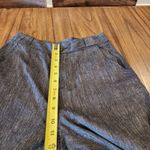 Poetry  Textured Tailored Trouser ankle crop  Pants linen wool blend size 4 Photo 12