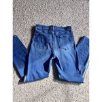 L'Agence High Rise Skinny Jeans Margot Neptune Gold Trim Size 27 Boho Minimal Photo 4