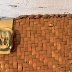 RATTAN PURSE Vintage w Chain Shoulder Strap Photo 7
