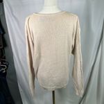 Cottage Essentials Embroidered Floral Sweater‎ Beige Ramie Cotton M Vintage Pink Size M Photo 13