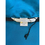 Victoria's Secret Women's  Teal & Black Satin Robe One Size Photo 1