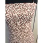 Rhapsody Floral  Slip Dress CUTE Cross Back Spaghetti Straps Large L Photo 2