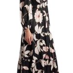 Julia Jordan NWT Floral Midi Dress In Black/Ivory Size 6 Photo 14