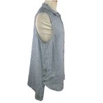 J Jill Love Linen Size LP Petite Sleeveless Top Button Photo 6