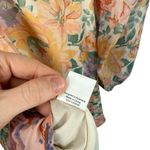 Showpo Ebonee Floral Mini Dress Cut Out Preppy Cottagecore Womens US 12 UK 16 Orange Photo 7