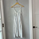 Clayton  Revolve White Blue Stripe Coastal Harmony Dress Photo 3