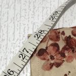 Chaser Tan Floral Cold Shoulder Cut Out Top Size Medium Photo 64