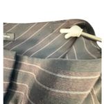 EXPRESS Pinstripe Wide Leg Pants Womens 6 Black Gray Careercore Eclectic Grandpa Photo 10