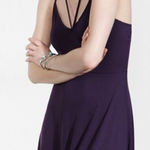 EXPRESS ✨Cut-Out V-Neck Soft Skater Dress✨ Photo 0