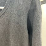 J.Jill  wool blend black sweater dress L viscose tunic 3/4 sleeve office fall Photo 4