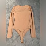 Abercrombie & Fitch  Tan Long Sleeve Bodysuit Photo 4