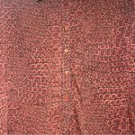 Current/Elliott Women’s The Percy Road Blouse Croc Brown Size 2 or Size Medium Photo 8