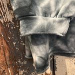 POL  Tie Dye cropped sweatshirt size Medium Gray Photo 2