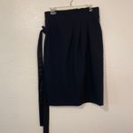 Magaschoni  Classic Wool Pencil Skirt W/ Tie Classy Work Party Photo 6