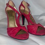 Kelly & Katie  Pink Suede Heels Size 8.5 Photo 1