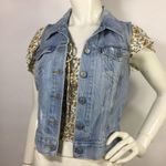 Levi's Levi’s Distressed Denim Vest Size S Photo 3