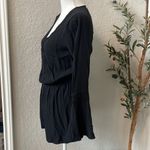 Hollister Classic Bell Sleeve V-Neck Laser Cut-Out Romper Size Small Photo 4