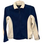 Avalanche Women's  Fleece Full Zip Jacket Cream/Blue Size‎ Medium Photo 0