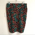 LuLaRoe NWT  Cassie tulip print pencil skirt L Photo 1