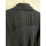 The Limited  Medium Balck Sheer on Knit Open cardigan Photo 1