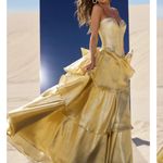 Sherri Hill Silver Dress Photo 7