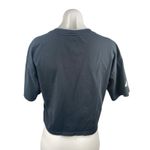 New Balance  Women's Black Logo Spellout Short Sleeve Boxy Athletic T Shirt Top M Photo 1