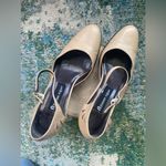 Etienne Aigner Vintage 90s Eitenne Aigner Vow tan leather ankle strap mary janes, size 8.5M Photo 12