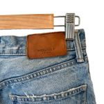 Moussy Vintage Glen Boy Straight High Waisted Barrel Jeans Size 26 Minimalist Blue Photo 11