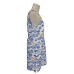 HIHO Women's Linen Cotton Fish Print Sleeveless Midi Dress Tortola BVI Size M Blue Size M Photo 2