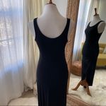 A New Day  Womens Black Tank Dress Ruched Side Asymmetrical Hem size xs Photo 4