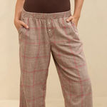 Aerie Off-Duty Plaid Flannel Pajama Pants Wide Leg Size XL Photo 0