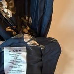 Vince  Navy Floral Midi Dress Photo 10