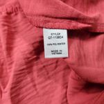 Zenana Womens Pink Sleeveless Ruffle Tiered Knee Length A Photo 4