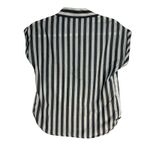 Rhapsody  70's/80's Womens Striped Short Sleeve Button Up Shirt Made in USA Small Photo 7