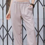 Brandy Melville John Galt  Taupe Rosa Sweatpants Photo 0