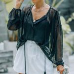 VICI GRANDE RELAXED TASSEL BLOUSE Photo 0