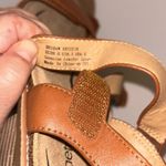 Aetrex  Kristin Cognac Heel Sandal‎ Brown Women's Size 8.5 Hook And Loop Photo 5