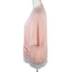 Isaac Mizrahi  Elbow Sleeves Layered Cardigan with Pockets Size Large Photo 4