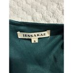 Jessakae Fit & Flare Dress Women's Small Green Short Sleeve Knee Length Photo 5