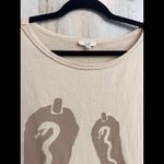 Easel Los Angeles Women's Medium Cowboy Boots Oversize Western Short Sleeve Tee Photo 3