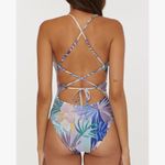 Becca $158 Women's Standard Under Sea One Piece swimsuit L Photo 1