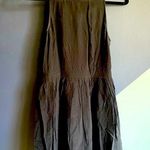 Babaton Aritzia 100% silk black sleeveless mini dress with pleated skirt size 0 Photo 0