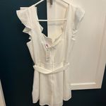 Francesca’s white romper Size M Photo 1